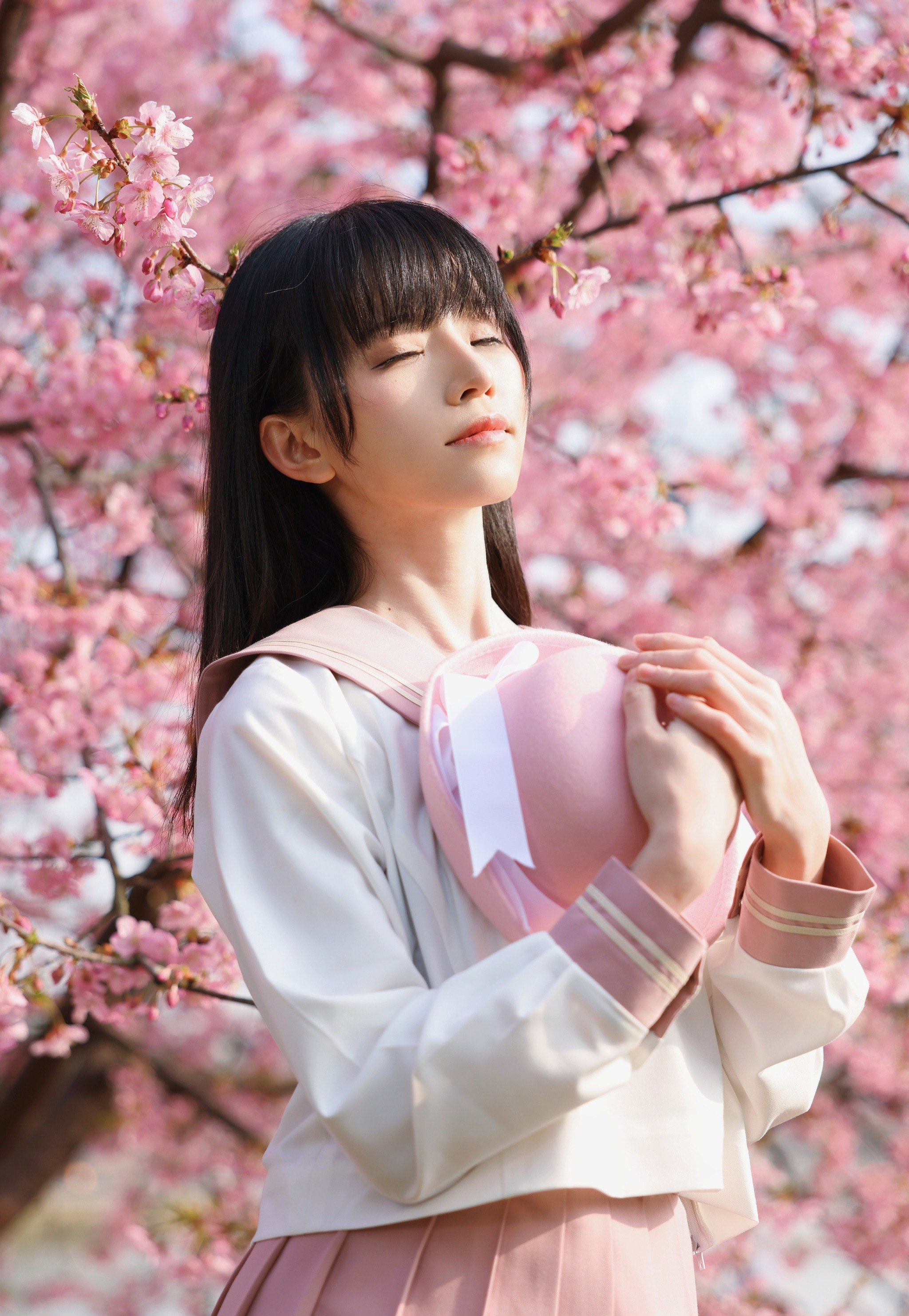 图片[1]-Kitaro_绮太郎 – NO.107 樱花 [18P]-XikXak